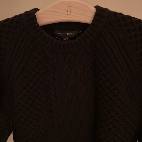 Banana Republic black knit sweater - cotton blend - Picture 2 of 6
